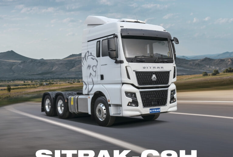 Sitrak C9H 6x4 prime mover truck by BCI Truck, powered by a Sinotruk 660HP WP15 engine with ZF AMT transmission, heavy-duty safety systems and advanced driver comfort features.